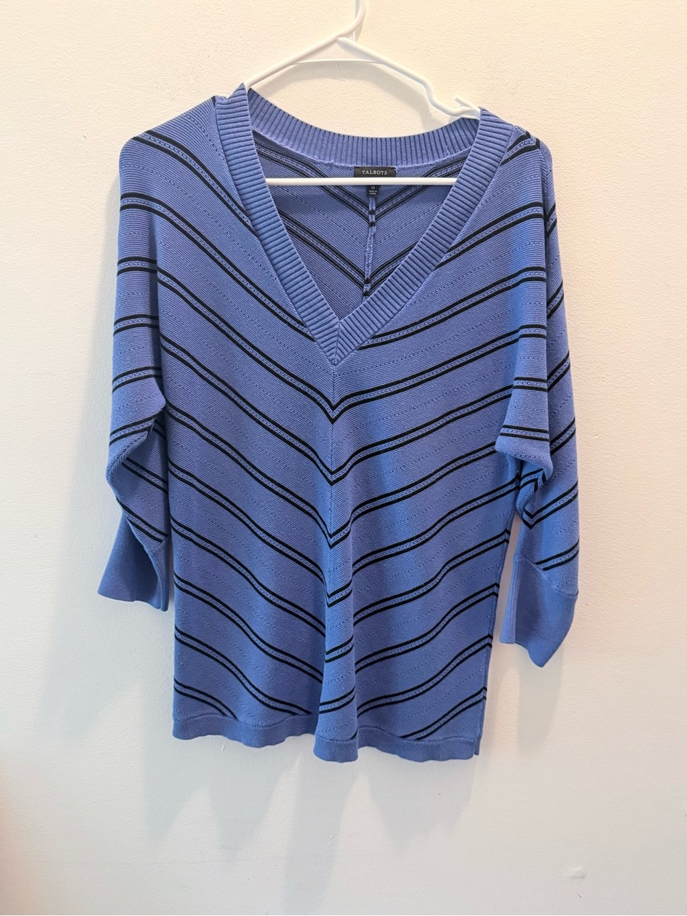 Talbots 3/4 Sleeve V-Neck Sweater